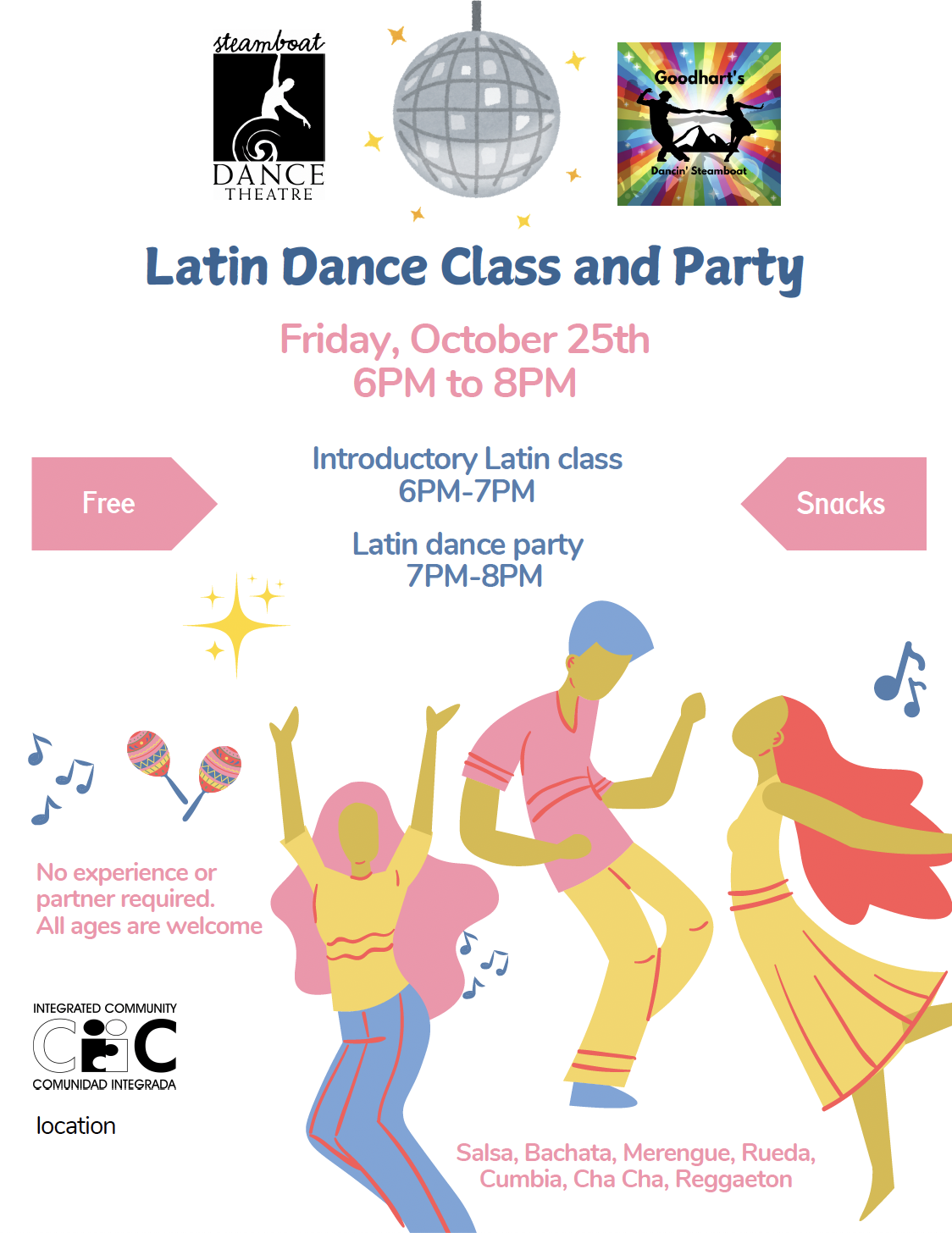 Latin Dance Classes October 2024